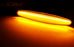 Smoked Lens Amber Full LED Front Fender Side Marker Lights For 2003-2008 Mazda 6