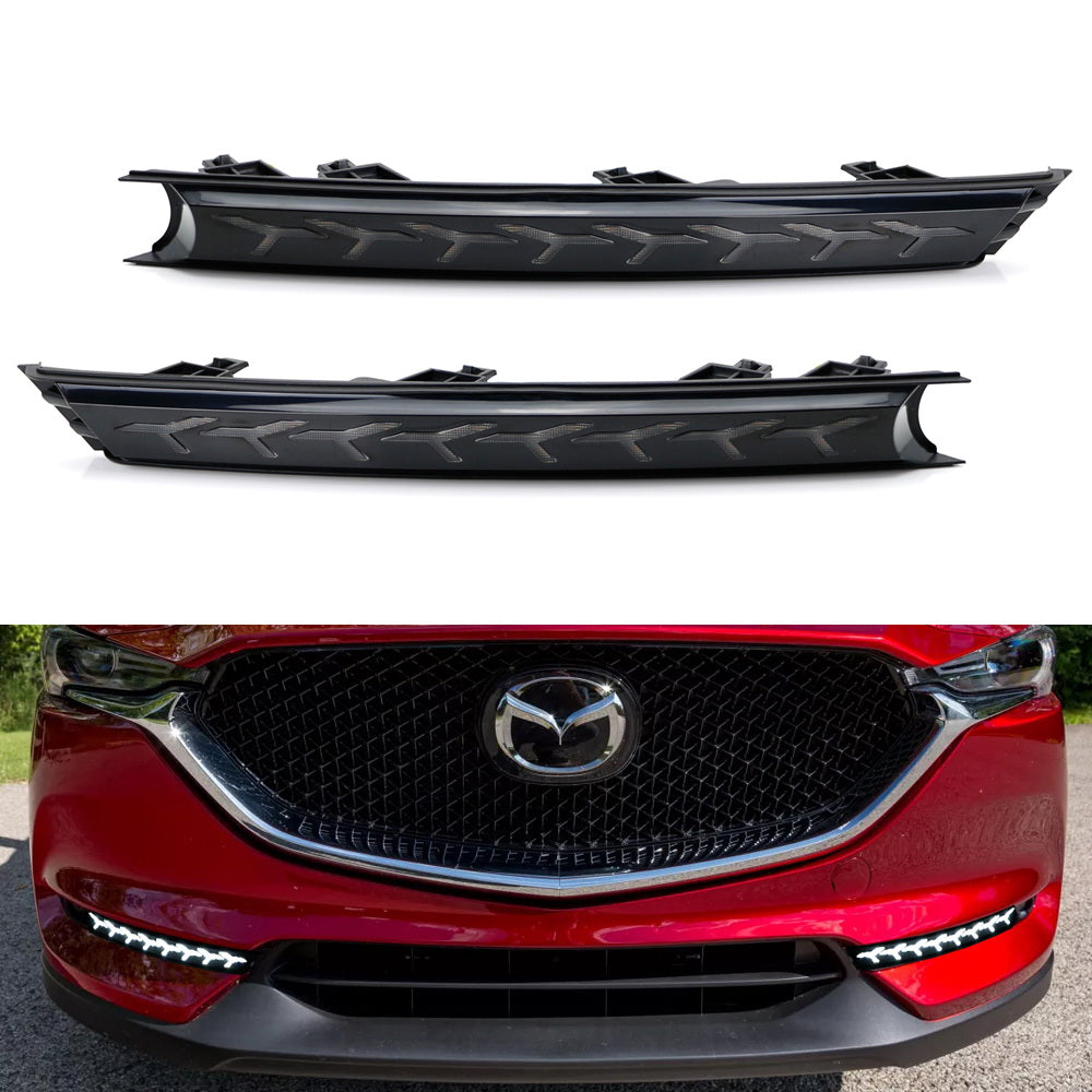 White/Amber Sequential Switchback LED Daytime DRL Light Kit For 17