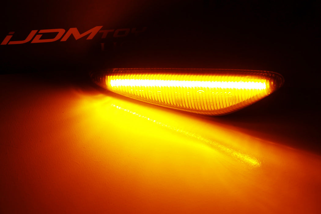 Amber Full LED Front Side Marker Light Kit For 2016-up Mazda MX-5, 2009-12 RX-8