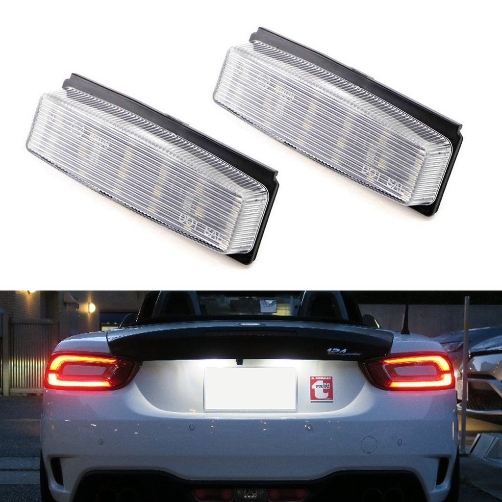 OE-Fit White 3W Full LED License Plate Light Kit For 06-15 Mazda