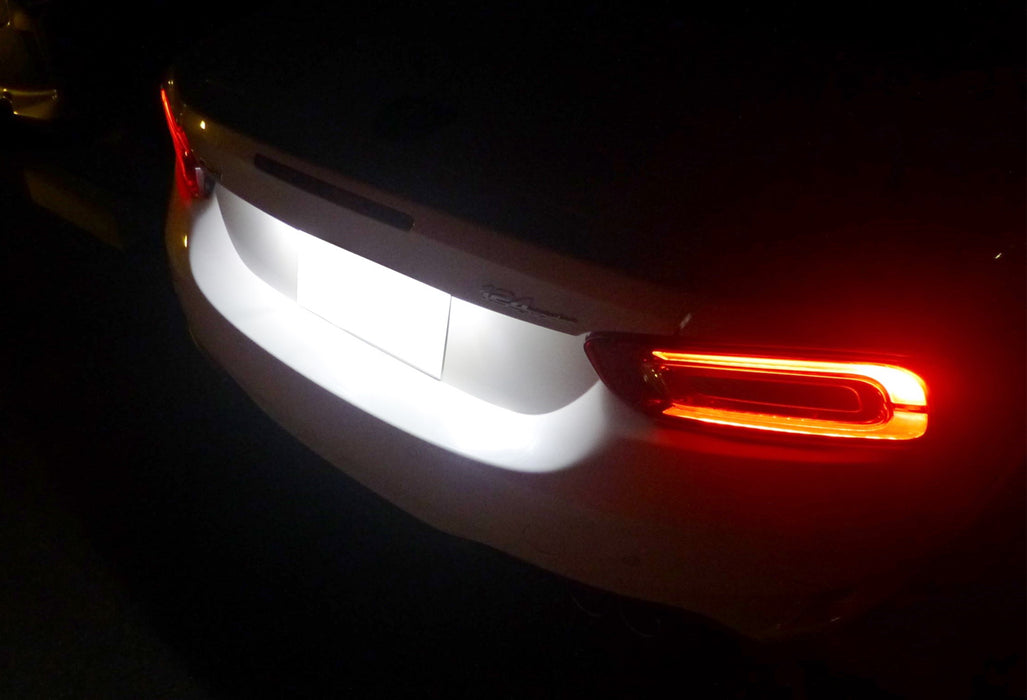 OE-Fit White 3W Full LED License Plate Light Kit For 06-15 Mazda MX-5 Miata, etc