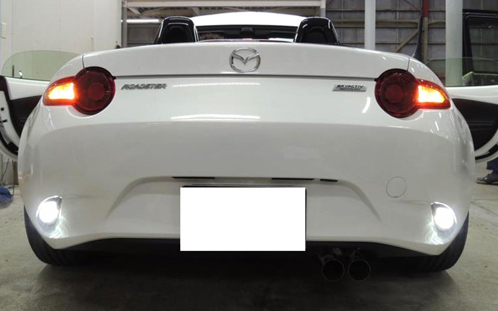Red/White LED Rear Fog/Reverse Light Conversion Kit For 2016-up Mazda MX-5 ND