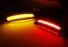 Clear Lens Amber/Red Full LED Side Marker Light Kit For 16-up Mazda MX-5 Miata