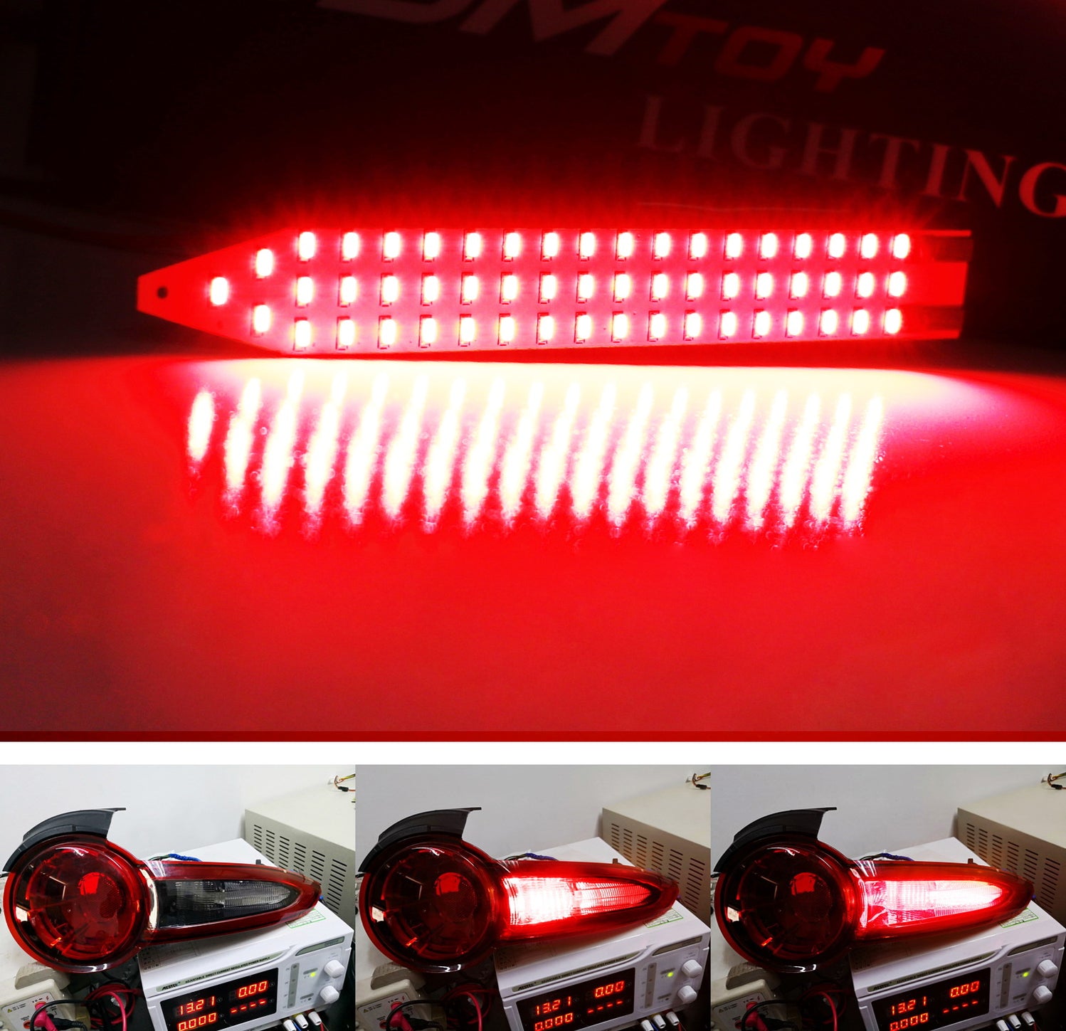 Red Full LED Sequential Flash Turn Signal Lighting Kit For 16up Mazda