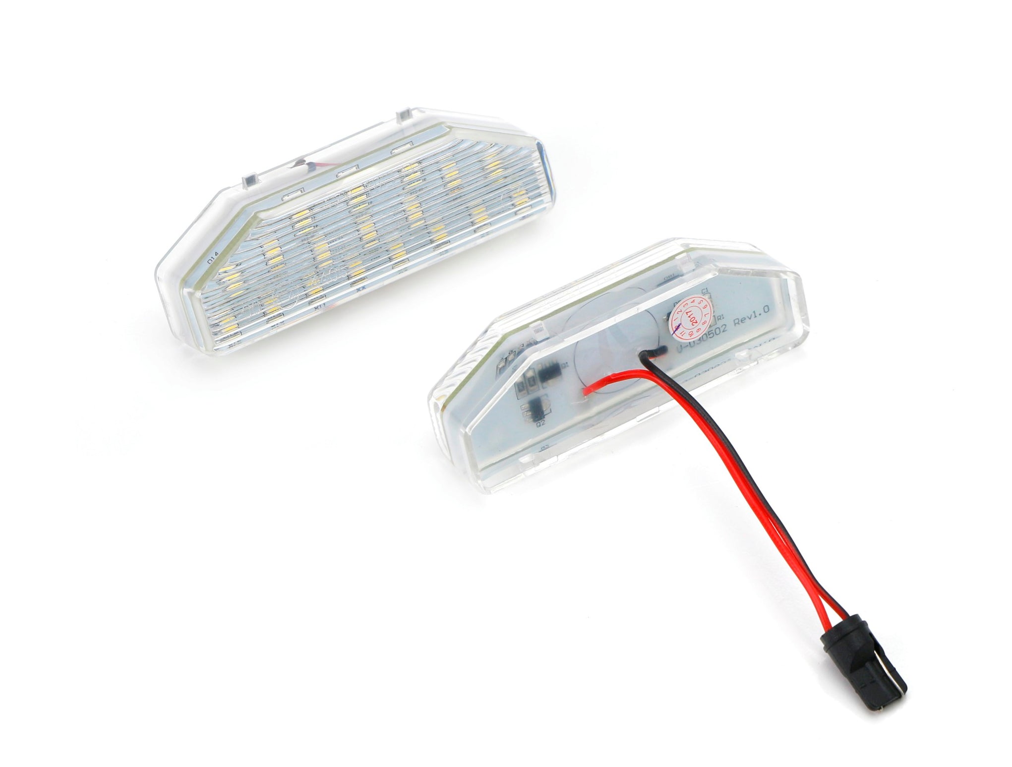 (1) OEM-Replace 18-SMD White LED License Plate Light Assembly For Mazd ...