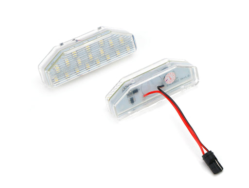 (1) OEM-Replace 18-SMD White LED License Plate Light Assembly For Mazda RX-8