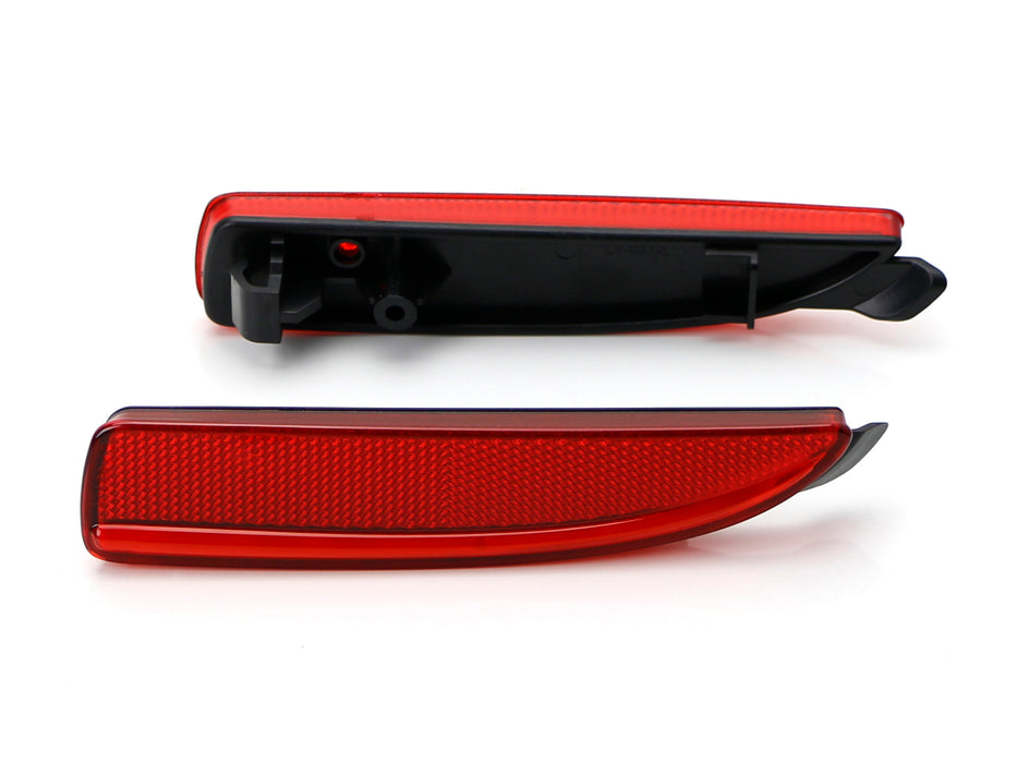 OE-Spec LH RH Red Lens Rear Bumper Reflector Lens Assy For Mazda 3 5 6
