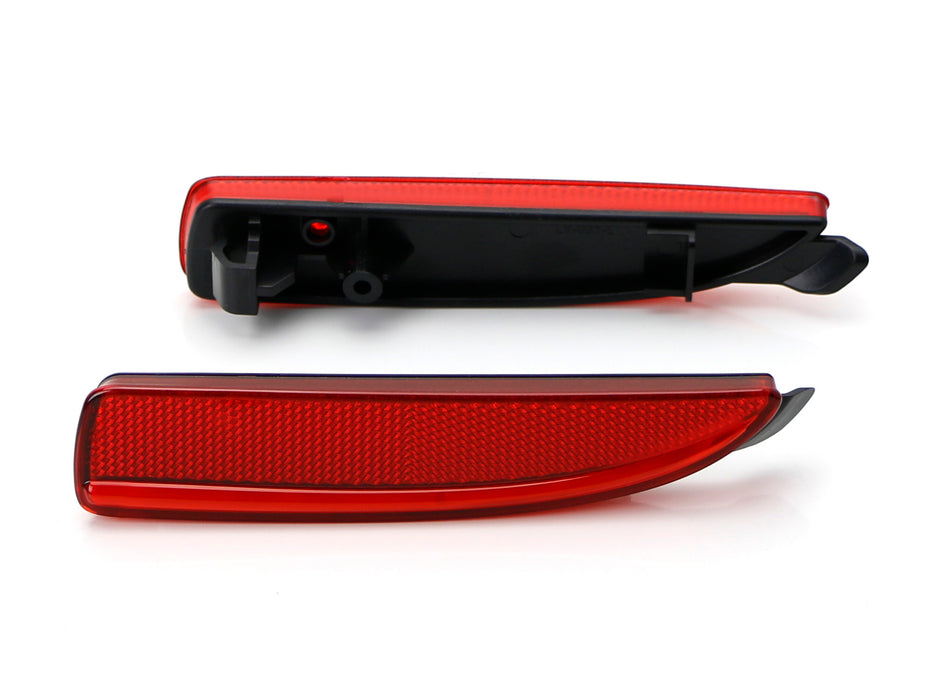 IJDMTOY Red Rear Bumper Reflector Lens Assembly – For Lexus IS250 IS300 IS350 IS-F 2014-2020