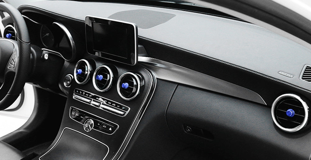 thumbnail image 2 of 4x Black Air Conditioner Control Knobs For Mercedes W203 W209 - OEM 2038300685 2 of 4