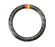 Carbon Fiber Engine Push Start Button Ring w/German Flag Stripes For Mercedes