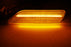 Clear Lens Amber Full LED Strip Front Side Marker Lights For 06-11 Mercedes CLS