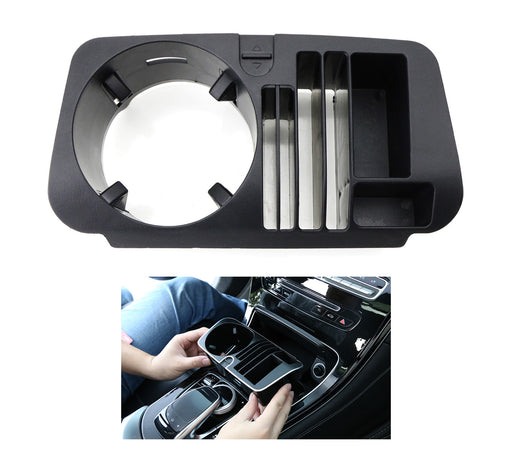 Exact Fit Cup Holder Fit Organizer Tray Box For Mercedes W205 C, X205 GLC W213 E
