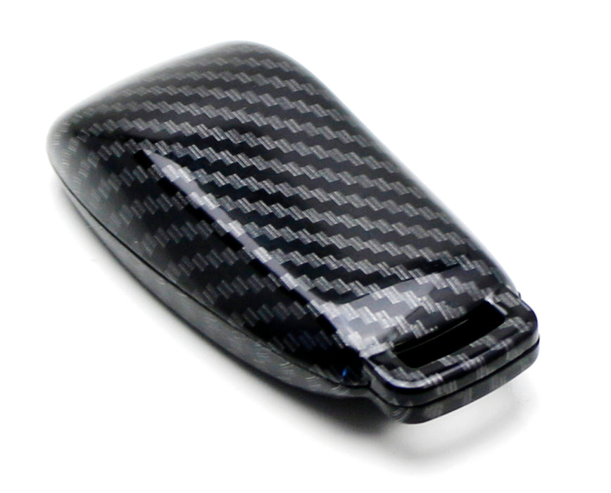 Black Carbon Fiber Pattern KeyFob Shell For Mercedes E S G A C CLA CLS GLB Class