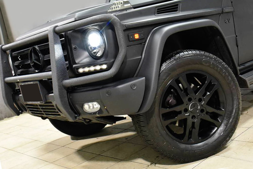 4pcs LED Side Marker Lights Smoked Lens Front and Rear for 02-14 Mercedes G-Class W463 4pcs LED Side Marker Lights Smoked Lens Front and Rear for 02-14 Mercedes G-Class W463