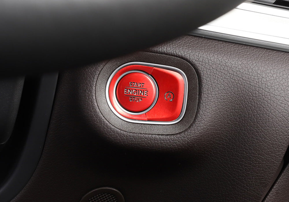 Benz Engine Button Benz GLE G GLS Class Keyless Engine Push Start Button & Surrounding ...