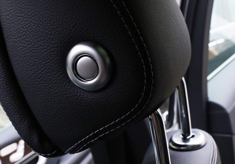 Seats Headrest Pillow Adjust Button Trims For Mercedes W205 C, X205  GLC-Class