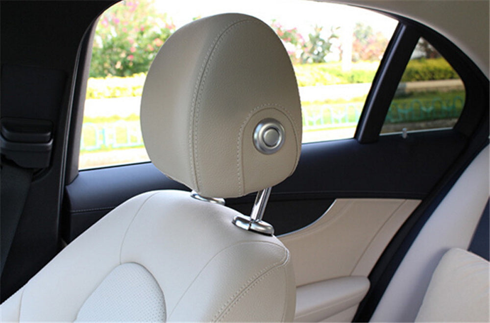 Seats Headrest Pillow Adjust Button Trims For Mercedes W205 C, X205  GLC-Class