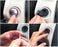 Sport Red Key Hole/Keyless Engine Push Start Button Decoration Trim For Mercedes
