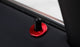 Red Aluminum Decorative Door Lock Knob Covers For Mercedes C E S GLC GLE Class