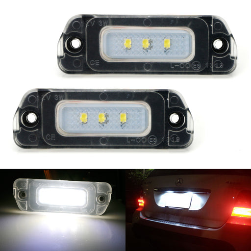 OE-Fit 3W Full LED License Plate Light Kit For Mercedes ML M GL R Class Diesel