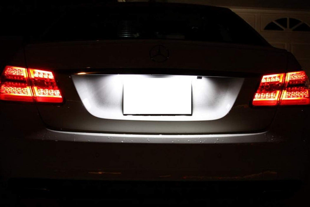 OE-Fit 3W Full LED License Plate Light Kit For Mercedes ML M GL R Class Diesel