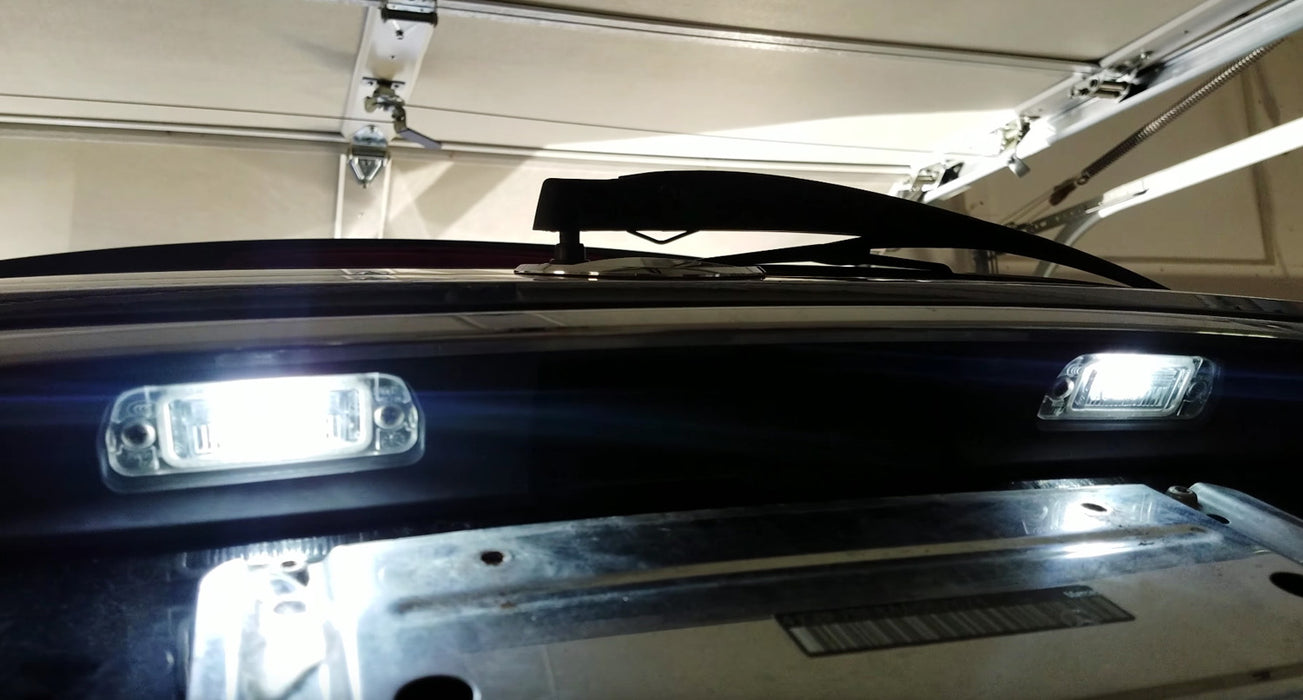 OZ-LAMPE LED Number Plate Lights For Mercedes-Benz ML M-Class W164 R-Class W251 GL-Class X164, LED Lighting With Canbus, Pack Of 2