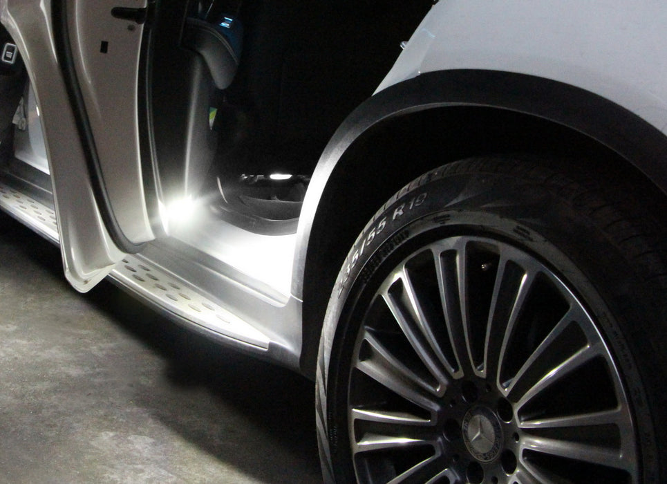 Clear Lens OEM-Replace 3W Full LED Side Door Courtesy Light For Mercedes CLA CLS