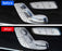 Chrome Silver Bling Crystal Décor Trims For Mercedes Seat Adjust Control Switch