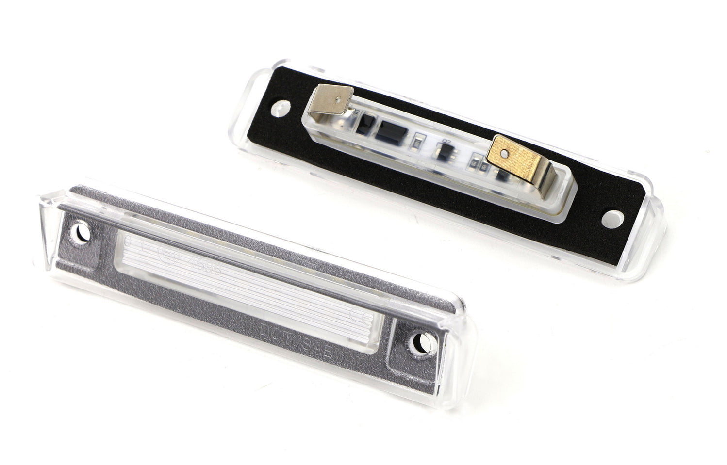 OE-Fit 3W Full LED License Plate Lights For Mercedes R129 SL, S124 W12 ...