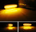 Smoked Fender Sequential LED Amber Side Marker Lights For Mercedes CLK SLK Class