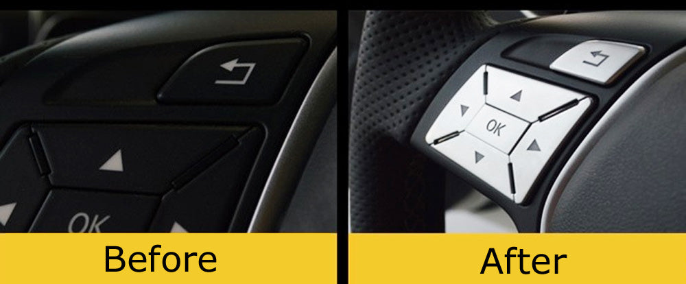 For Mercedes GLK X204 2013-2015 Both Side Headlight Clear Lens Cover +  Sealant