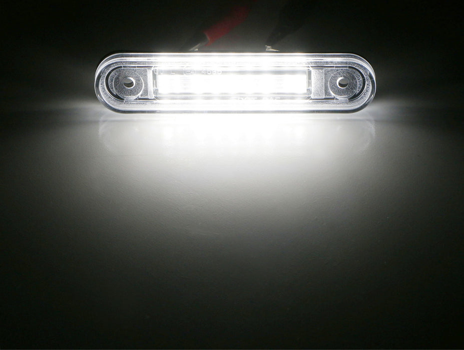 IJDMTOY OE-Fit 3W Full LED License Plate Light Kit For Mercedes ML/GL/R Class
