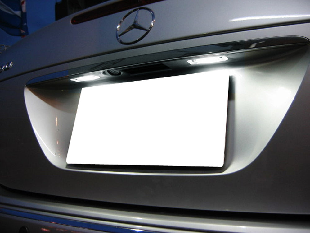 thumbnail image 2 of CANBUS Error-Free LED License Plate Light Kit For Mercedes W202 & W210 - Plug & Play, Set Of 2 2 of 14