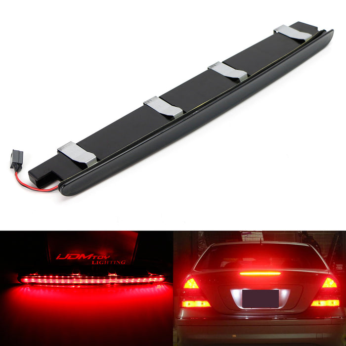 Smoked Lens LED Trunk Lid 3rd Brake Light Bar For Benz 00-07 W203 C-Class Sedan