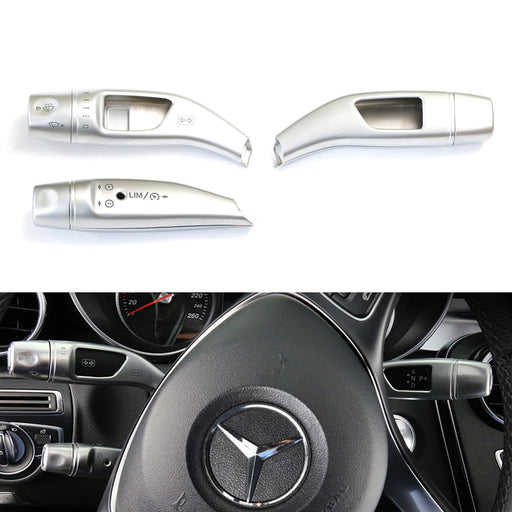 Wheel Gear Shifter, Cruise Lever, Windshield Wiper Switch Covers For Mercedes