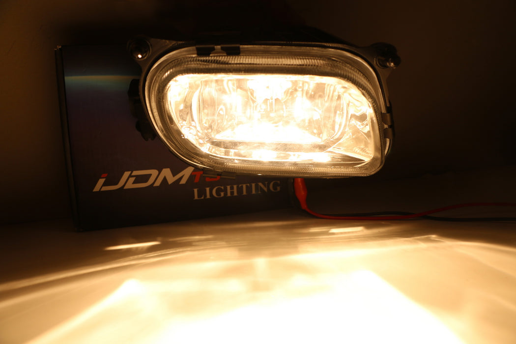 Fog Light Assemblies Kit For 96-99 Mercedes W210 E-Class iJDMTOY.com