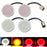 White Halo/Amber & Red Full LED 1157 Turn Signal Bulbs For Harley Davidson Bike
