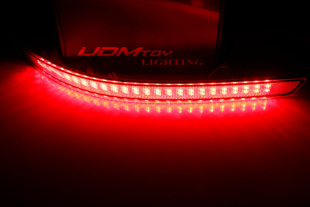 Red Lens 40-SMD LED Rear Bumper Reflector Lights For 2011-2013 Kia Optima K5