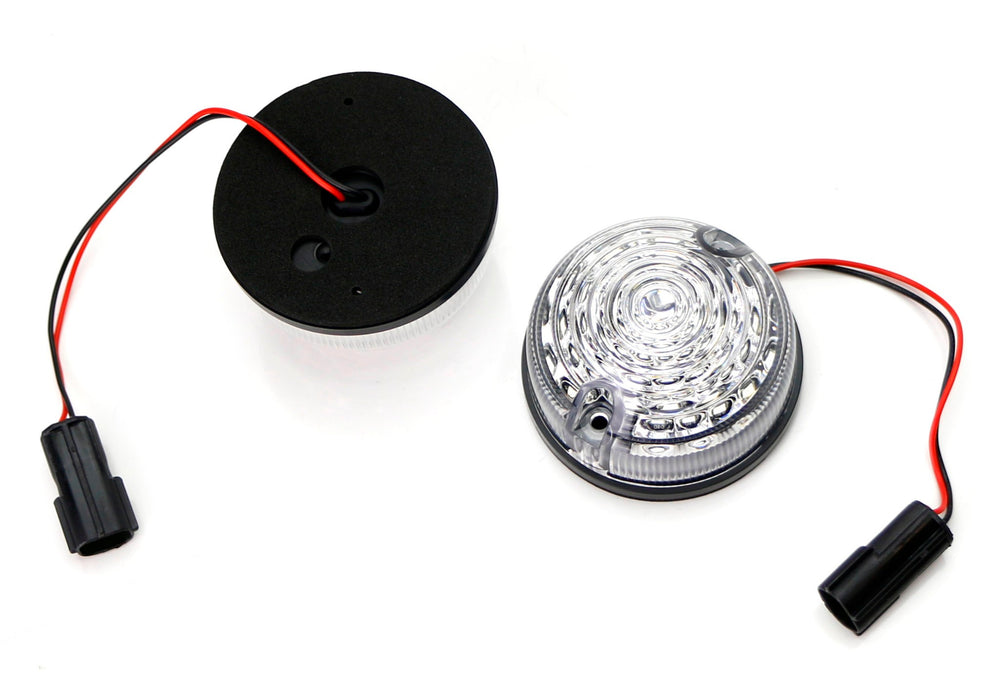 Amber LED Front & Rear Turn Signal Light Kit For Land Rover