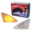 Amber LED Front Cab Flare Side Marker Turn Signal Lights For Kenworth T660 T170