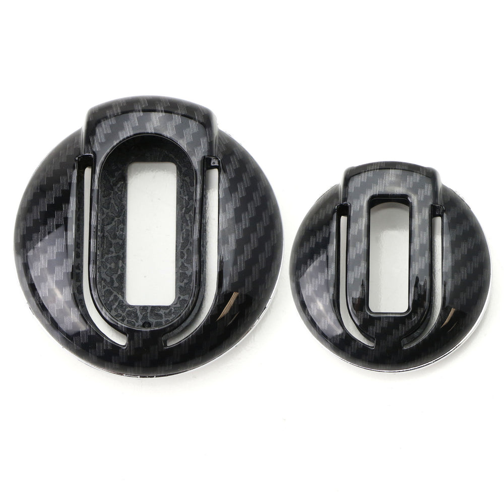 carbon fiber pattern key fob case for Mini Cooper