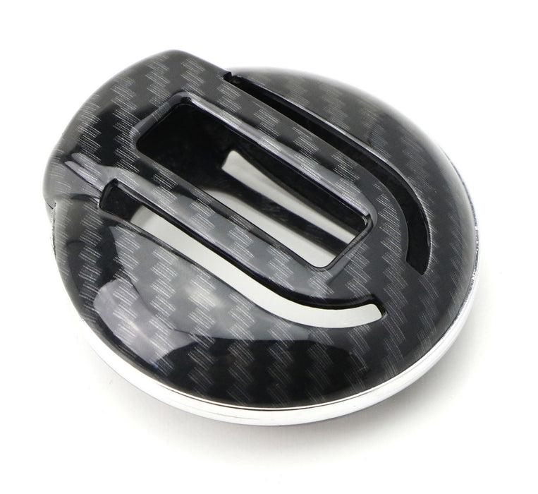 Black "Carbon Fiber" Key Fob For 14/15-up MINI Cooper F55 F56, F60 Countryman