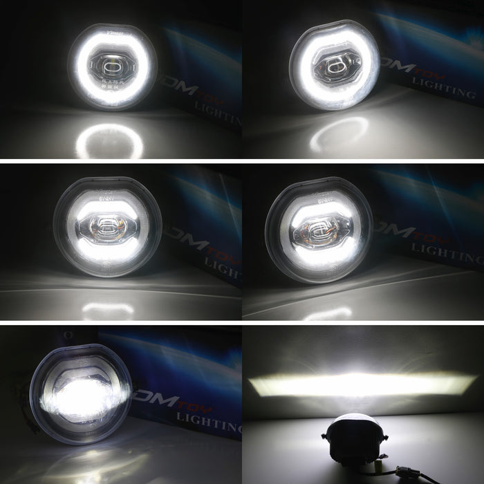 30W Full LED Halo Ring DRL, Parking, Fog Lamp Kit For 15-up 3rd Gen MINI Cooper