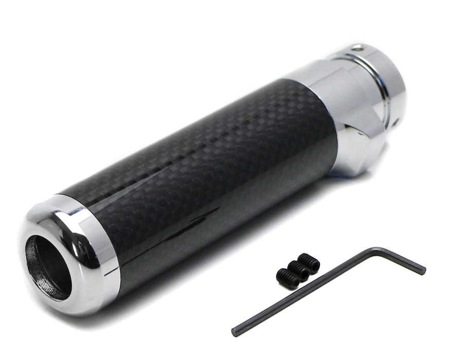 Black Real Carbon Fiber Handbrake Handle Grip For Gen1/Gen2 MINI Cooper