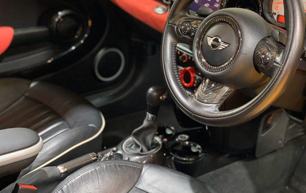 Real Carbon Fiber Handbrake Handle Grip For Gen1/Gen2 MINI Cooper ...
