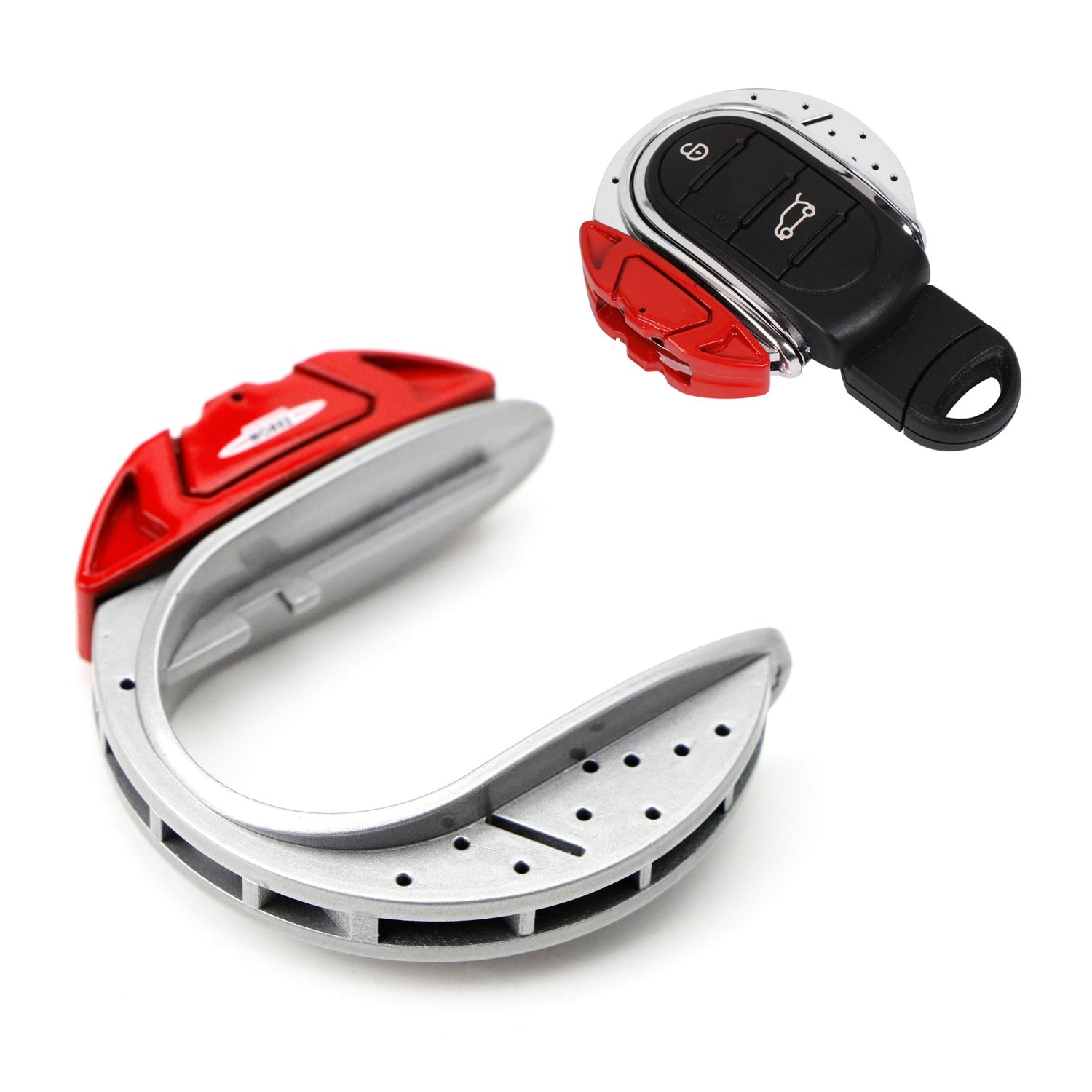 Red JCW Brake Disk Shape Key Fob Shell Cover For MINI Cooper 3rd Gen F ...