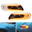 Clear Sequential Blink Amber LED Fender Side Marker For MINI Cooper F55 F56 F57