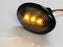 Black Smoked Side Marker Lamps w/Amber LED Lights For 2006-2014 MKII MINI Cooper