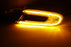Clear Sequential Blink Amber LED Fender Side Marker For MINI Cooper F55 F56 F57