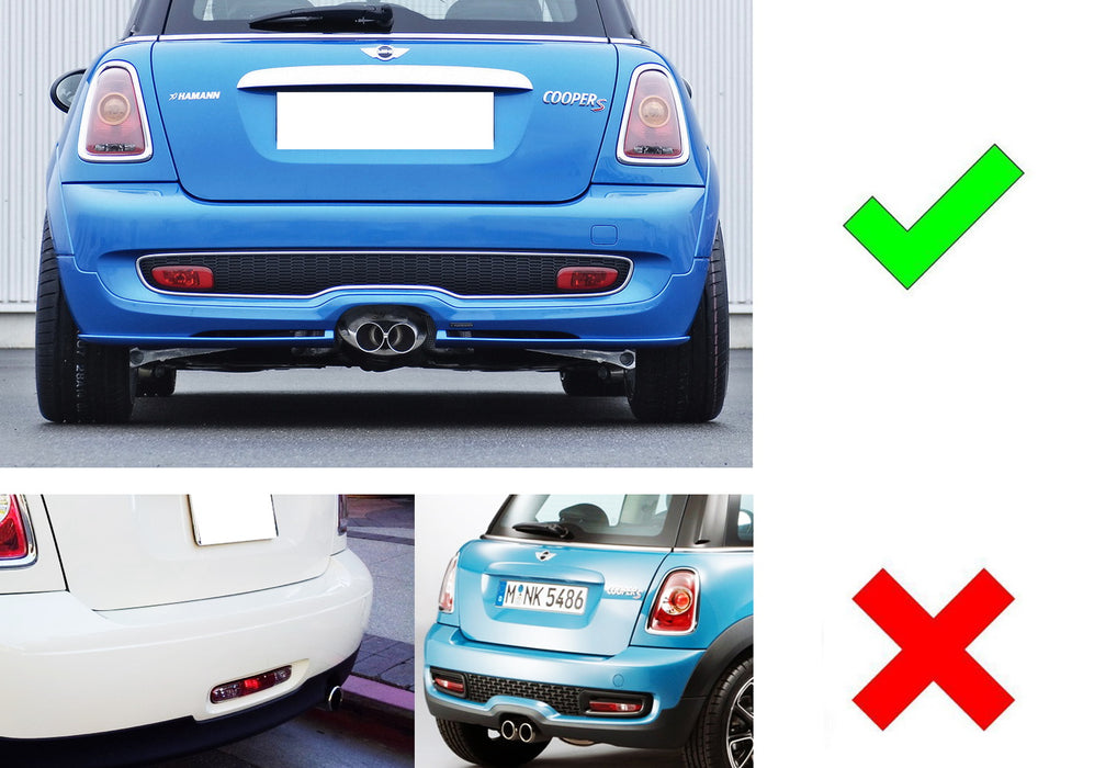 Clear Lens Union Jack Full LED Rear Fog Lamps Assembly For MINI R56 R5 ...